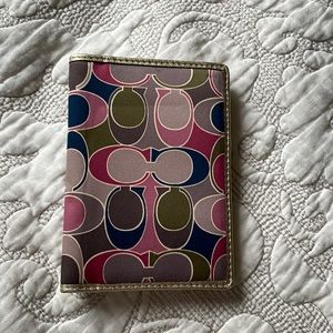 Coach passport holder